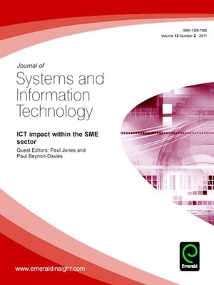 cover image of Journal of Systems and Information Technology, Volume 13, Issue 2